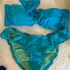 Victoria's Secret Aqua and Teal Bikini